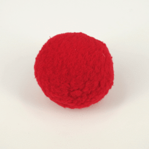 10 X Rojo Mejor Calidad Suave Pompones Pompones 30MM