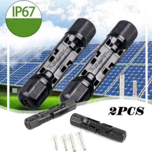 Stable Solar Panel 30A Waterproof Male Female M/F Wire Y8G6 Connector Set W6C5 