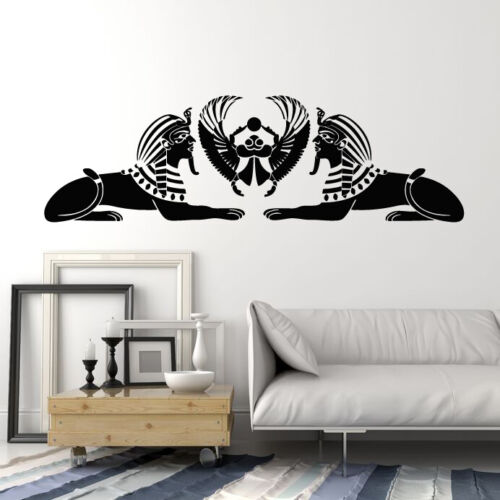 Vinyl Wall Decal Sphinx Of Egypt Ancient Pharaoh Symbol Stickers Mural g2485