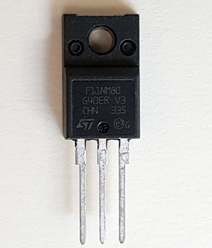 ST MDmesh™ TO-220F 11NM80– ref:610 F11NM80 N-Channel MOSFET 11A 800V