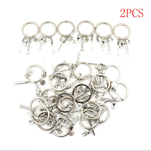 2pcs Zahnarzt-Schlüsselring Keychain Zahnarzthelfer-Geschenk Zahnarzthelfer FT