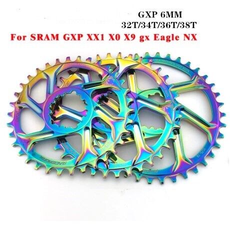 GXP Mountain Bike Chainring 32//34//36//38T for SRAM GXP GX EAGLE XX1 X9 XO X01 Cra