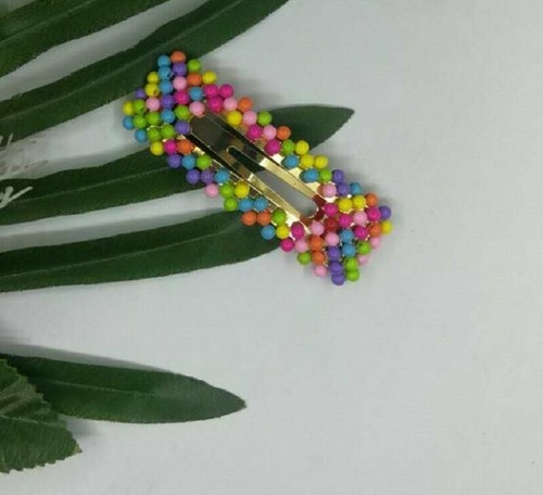 Womens Candy Hairpin Snap Hair Clip Pin Hair Accessories Slide Crystal Barrette