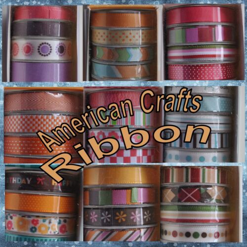 American Crafts Value Pack Premium Ribbon Choose Essentials Everyday Seasonal 