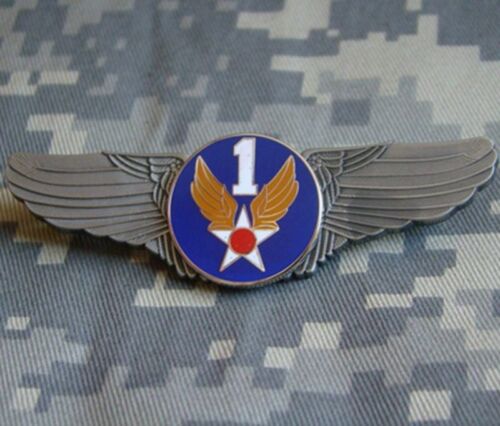 US ARMY 1ST AIR FORCE WINGS BADGE PIN MILITARY GIFT