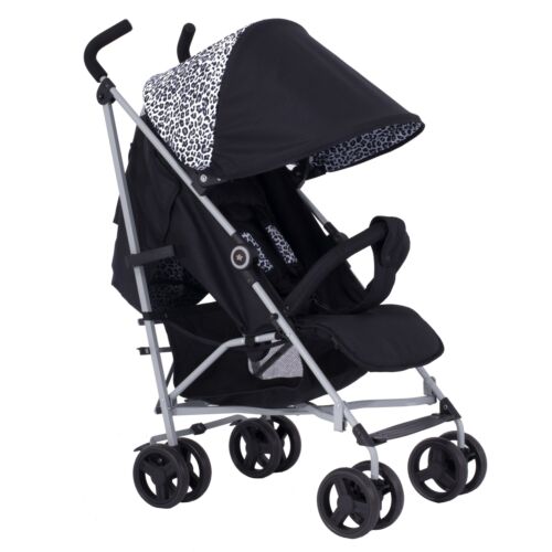 My Babiie MB02 From Birth Baby Stroller Buggy Black Leopard 