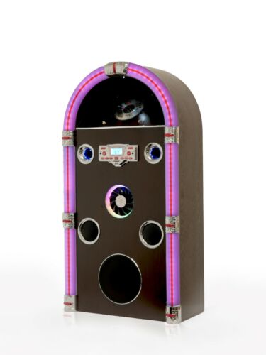 Steepletone Jukebox  Jive Swing 90 Bluetooth Retro CD//MP3 CD LED Sound To Light