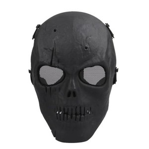 Black Skull Skeleton Airsoft Tactical Paintball Full-Face Safety Protection Mask
