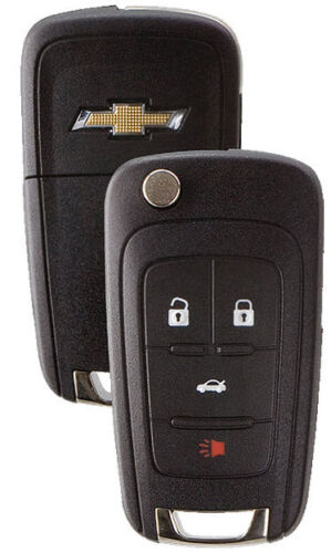 NEW Chevy GM OEM  Switchblade Flip Key 4 Button Remote 13500318 5921872 LOGO