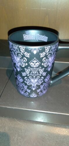 Disney Parks 2020 Haunted Mansion Mug 15oz Black Ceramic Wallpaper Coffee Mug 