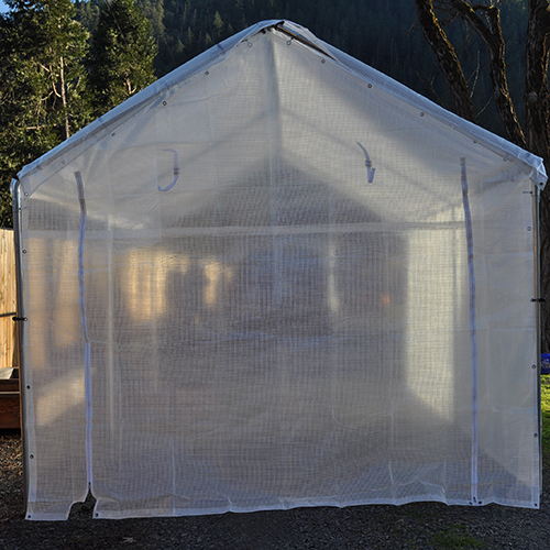 Choose Size 5pc 14 mil Heavy Duty Greenhouse Canopy Kit CLEAR Fiber Reinforced
