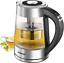 CHULUX Electric Glass Kettle,Variable Temperature Hot Water Boiler with Tea Filt 
