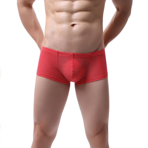 4//8 PCS Men Comfortable Boxer Briefs Panty Underwear Trunk Bulge Pouch Underpant