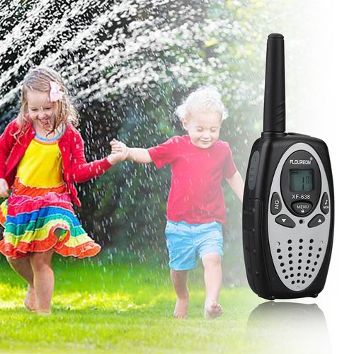 FLOUREON Handheld 22CH Walkie Talkies UHF462-467MHz 2-Way Radio 3KM Interphone