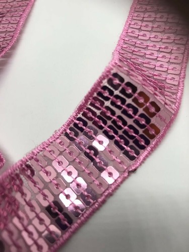 Pink sequin shiny bling choker for many different occasions