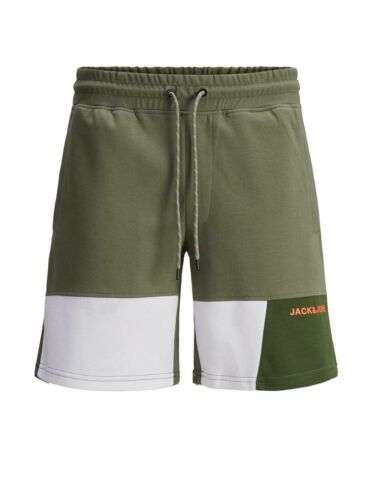Jack /& Jones De Hombre Shorts Hombres Fit regular de verano de cintura con cordón S 2XL