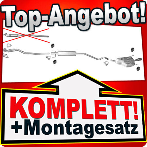 GTC bis Motor 20FB9417 mit CHROM X53 Auspuff OPEL ASTRA H 1.6 Schrägheck