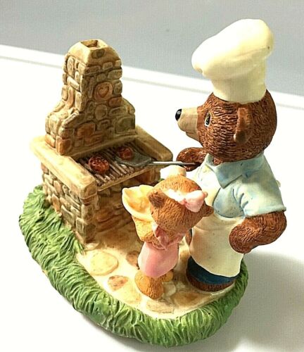 Details about   Hallmark Tender Touches "Bears at BBQ" Figurine 1991 