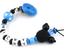 Schnullerkette mit Namen Mickey Mouse blau Nucki Micky Maus Junge