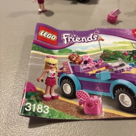 LEGO Stephanie's Cool Convertible 3183 FRIENDS w/Manual, 98% complete