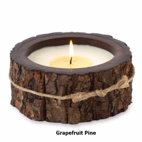 Himalayan Candles Tree Bark Pot Candle 3 Scents Burn Time 65\85 Hours 