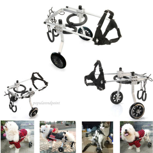 L Dog Wheelchair Adjustable 2-Wheel Pet Wheelchair For Handicapped Dog/Cat/Puppy 