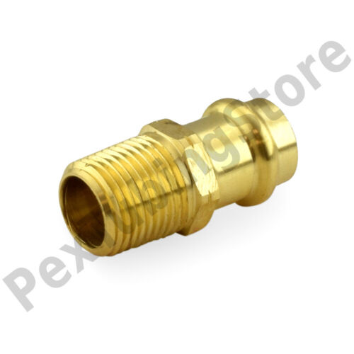 Lead-Free Brass Details about  / 1//2/" Press x Male Threaded Adapter