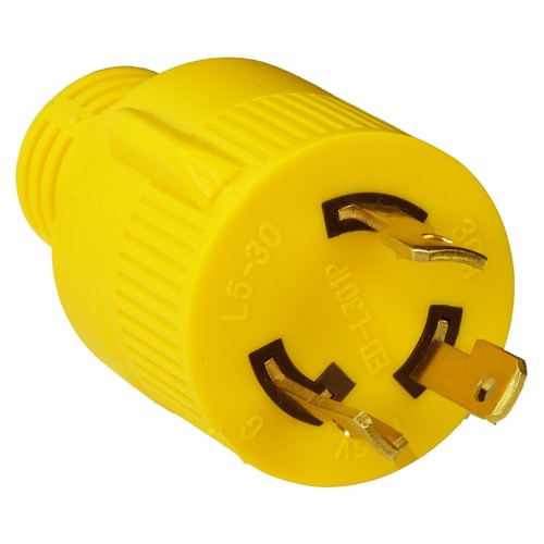 RV 30 AMP 3-Prong Generator Adapter 30amp Male Plug to 30amp Female TT-30R 18/"