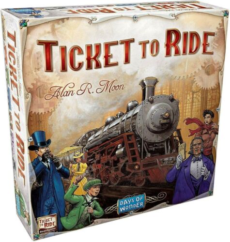 Days of Wonder Ticket To Ride by Alan Moon Train Adventure Board Game-USA