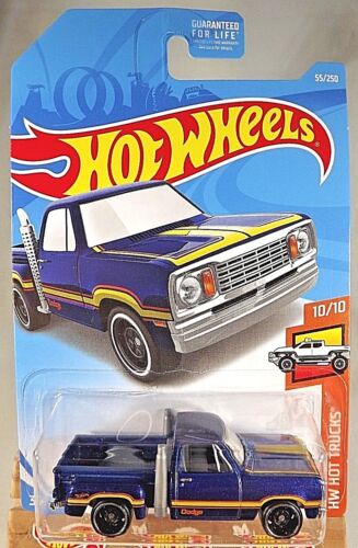 2019 Hot Wheels #55 Hot Trucks 1978 DODGE LI&#039;L RED EXPRESS PICKUP TRUCK Mf Blue