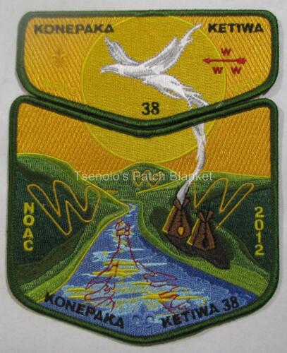 Konepaka Ketiwa Lodge 38 2012 NOAC 2-piece Mint Condition FREE SHIPPING