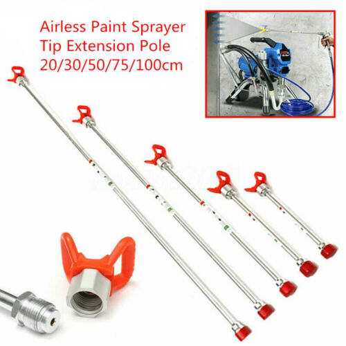 Universal Extension Pole Rod  20/30/50cm For Airless Paint Sprayer Spray Gun Tip 