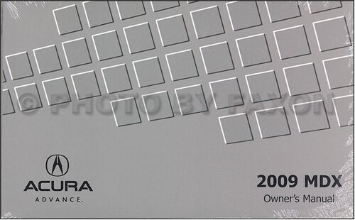 2009 Acura MDX Owners Manual NEW Original Owner Guide Handbook Book