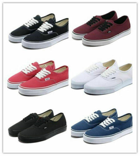 2019 Van Mens Womens classic casual flats shoes canvas shoes Sneakers Size 