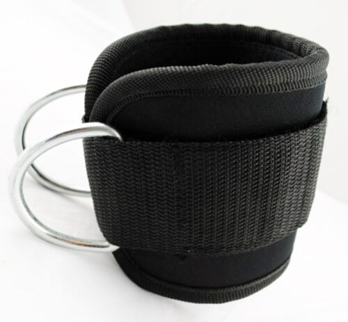 Ankle Straps [PAIR] For Stretching For Leg Pulley For Cable Machine Neoprene