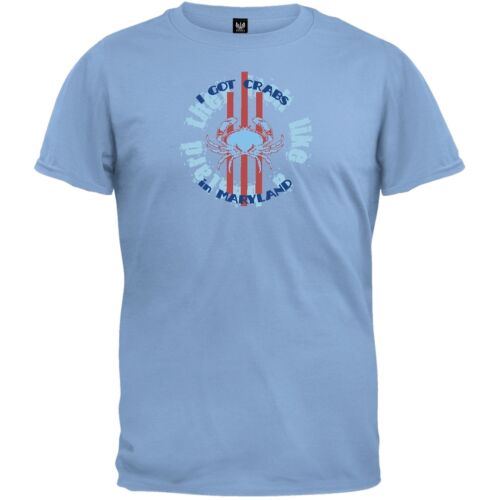 Maryland Crabs Adult Mens T-Shirt Retro State