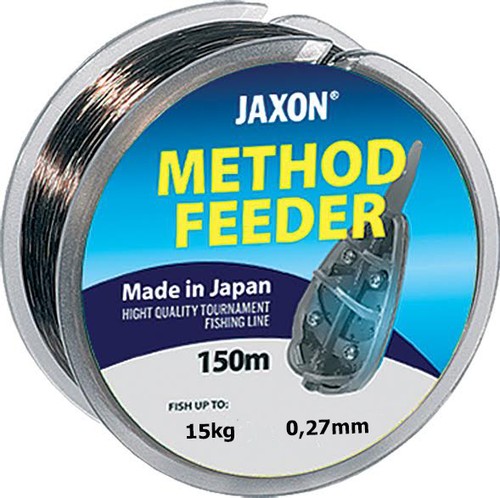 Angelschnur JAXON METHOD FEEDER Feederschnur 150m//0,16-0,32mm Spule Monofile