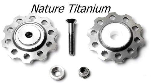 ROHLOFF 2 jockeys in Titanium /& Ceramic bearing for Rohloff Chain Tender Only