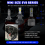 1 Pair 9005//HB3 60W High//Low Beam LED Headlight IP65 6000LM Kit Bulb White 6500K