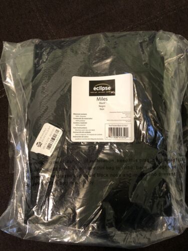 Lot of $ 4 Eclipse Miles Thermaback Blackout Curtain Panel Black 42” X 63” New 