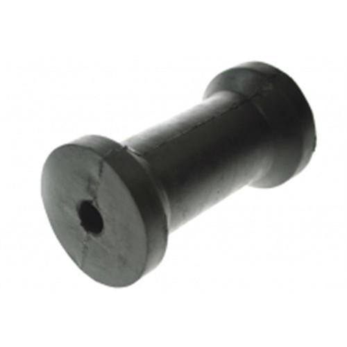 Plano keelroller 127x16x51-70 Libre PP quilla rodillo de goma bote 16 mm de diámetro