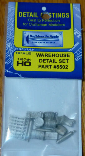 Builders In Scale Ho-Scale #5502 Warehouse Detail Set