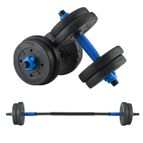 Totall 88LB Weight Dumbbell Set Cap Gym Barbell Plates Body Workout Adjustable. 