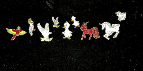 Bird Hat Pin Collection Lot of 9 1980/'s Vintage Mafco Unicorn
