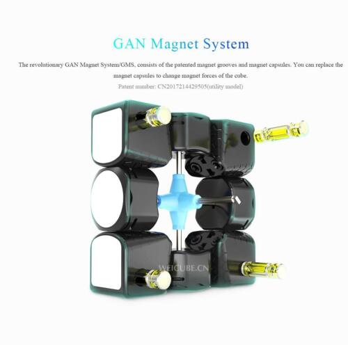GAN 356X Numerical IPG V2 Stickerless 3x3 magnetic Speed Magic Cube GES System
