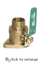 Taco 1/" Freedom Flange Shut Off Valve