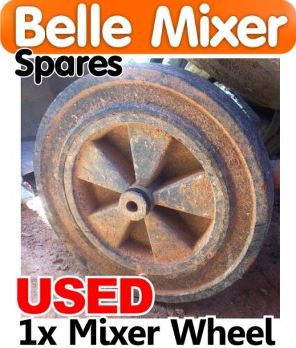 USED Belle Concrete Mixer Wheel 140 150 Spares Parts Minimix Wheels Cement NEW
