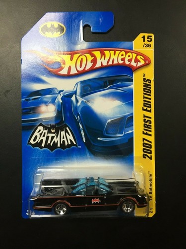 2007 Hot Wheels Batmobile First Editions 15//36 Bat-Mobile Diecast Die-Cast 1966