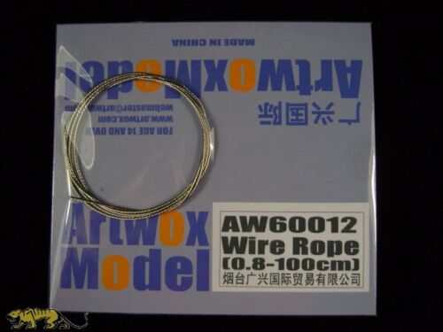 Artwox AW60012 Stahlseil 0,8mm 100cm Lang 