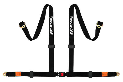 NEW Securon 629/Black 4Point Harness with Anchor Plates 